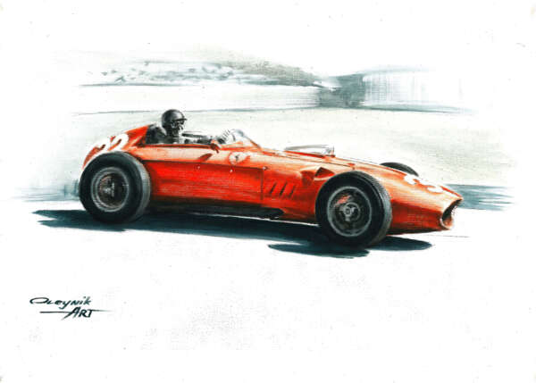 1960 Ferrari Dino 246 F1. GP Monaco
