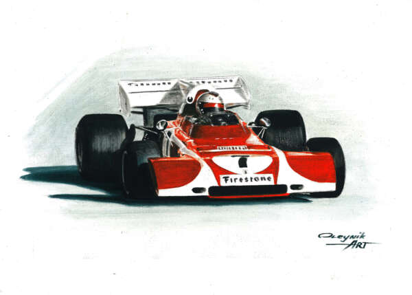 1972 Ferrari 312B2. South African GP