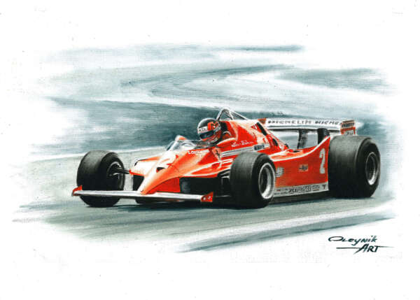 1980 Ferrari 126C. Italy GP