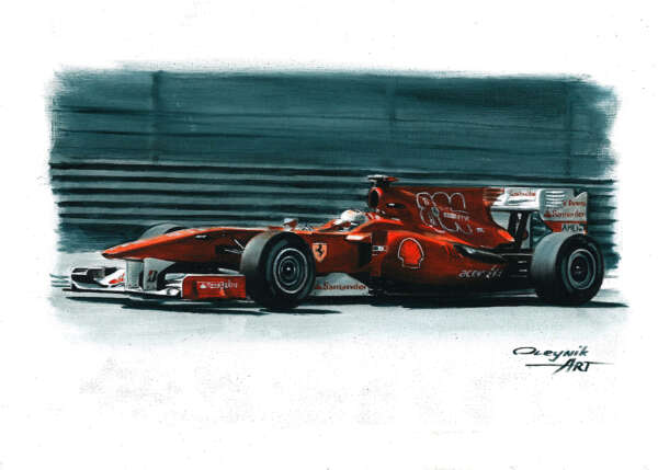 2010 Ferrari F10 Ferrari's 800th GP