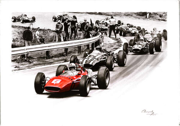 Ferrari - Circuit de Spa-Francorchamps 1966'