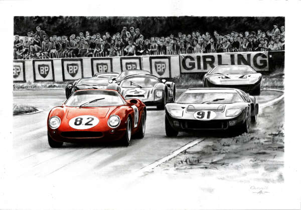 Ferrari 250LM vs GT40