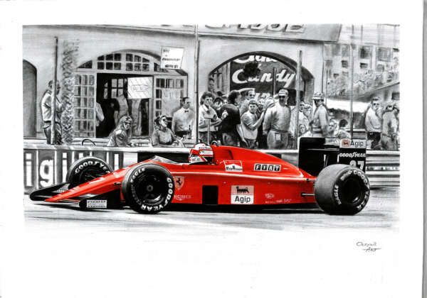 Ferrari - Monaco Grand Prix  Nigel Mansell