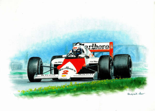 Alain Prost - McLaren TAG