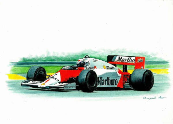 Alain Prost - McLaren TAG