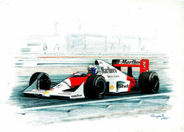 Alain Prost - McLaren Honda