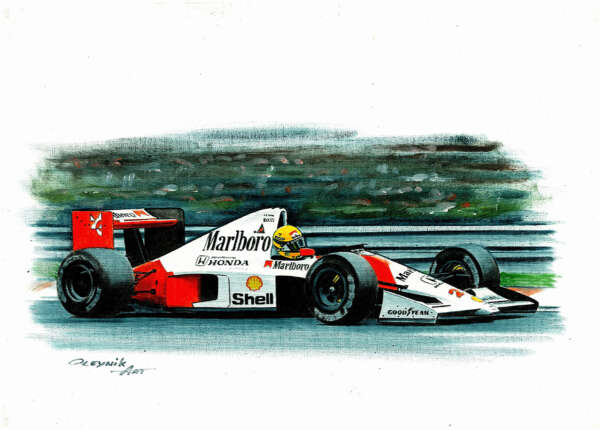 Ayrton Senna - McLaren Honda
