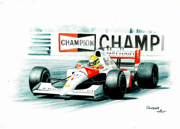 Ayrton Senna - McLaren Honda